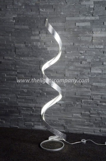 LED Vloerlamp - Spiraal - Dimbaar