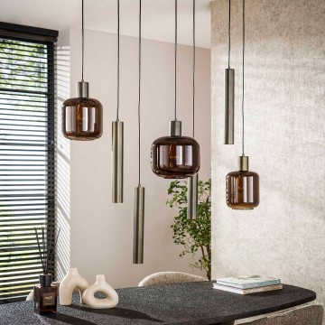 Hanglamp bronza mix 2 the lights company