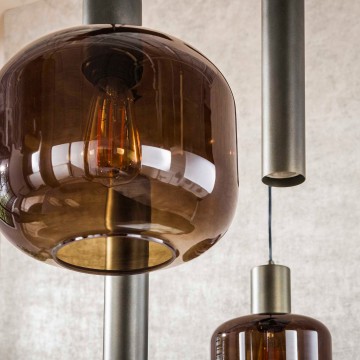 Hanglamp bronza mix 4 the lights company