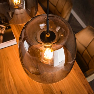 Hanglamp drift glass 3 the lights company