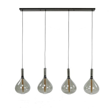 Hanglamp drop smoke glass 4 the lights company