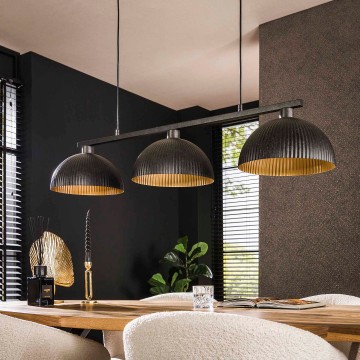 Hanglamp halfronde kap ribbel 2 the lights company