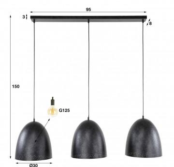 Hanglamp kosmos 8 the lights company