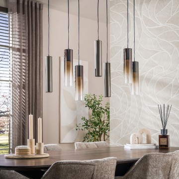 Hanglamp lungo sienna bruin 2 the lights company