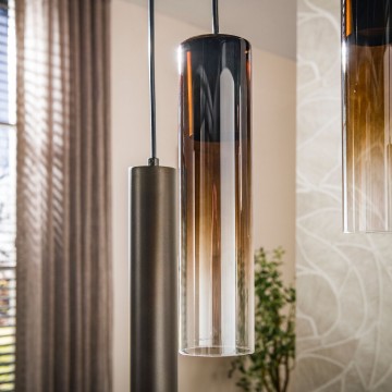 Hanglamp lungo sienna bruin 3 the lights company