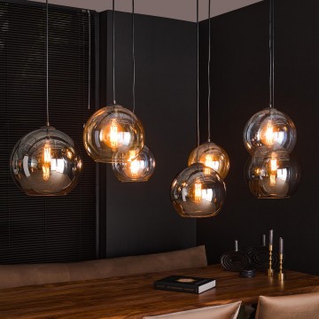 Hanglamp multi globe the lights company
