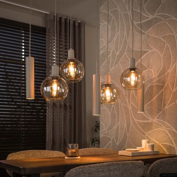 Hanglamp sfera 7l beige the lights company