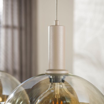 Hanglamp sfera beige 3 the lights company