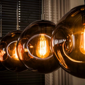 Hanglamp stellar bruin 3 the lights company