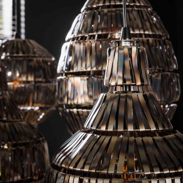 Hanglamp strip multi shade 3 the lights company