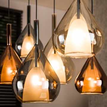 Hanglamp wings mix glass 3 the lights company