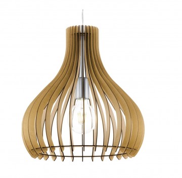 Houten hanglamp serie 101 2 the lights company