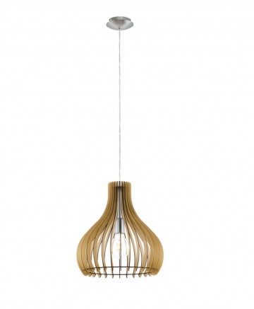 Houten hanglamp serie 101 the lights company