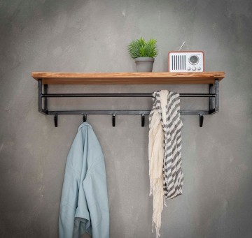 Kapstok edge 6 haken 4 the lights company