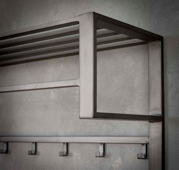 Kapstok industrial 12 haken 3 the lights company