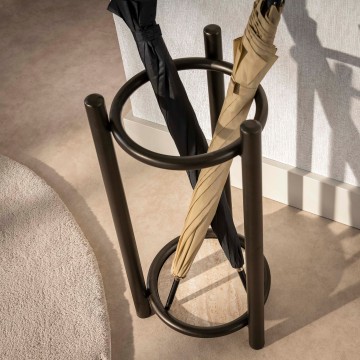 Paraplubak luno rond drift brown 2 the lights company