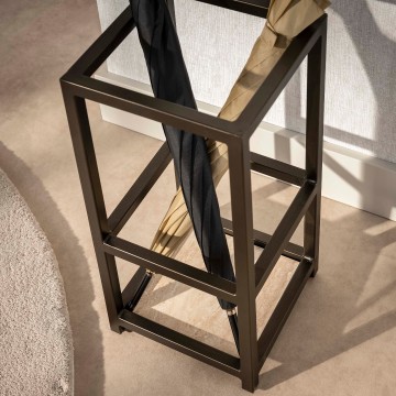 Paraplubak terra vierkant drift brown 2 the lights company