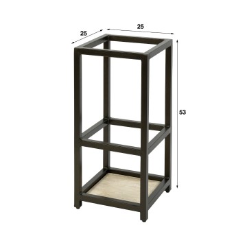 Paraplubak terra vierkant drift brown 3 the lights company