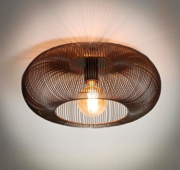 Plafondlamp copper twist the lights company