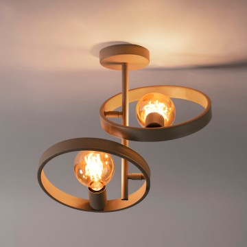 Plafondlamp hover beige the lights company