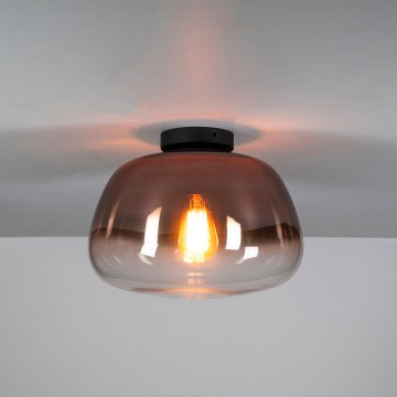 Plafondlamp pulse shaded  koper glas the lights company