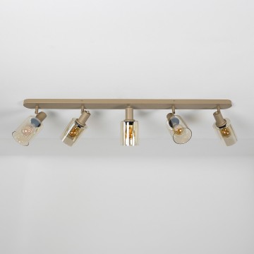 Plafondlamp sepiora 5l beige 2 the lights company