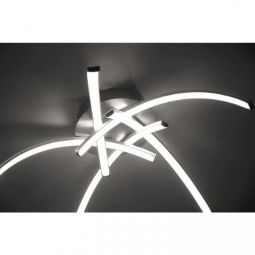 Plafondlamp staal led 45cm 2 the lights company