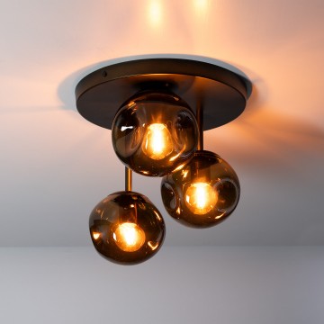 Plafondlamp stellar sienna bruin the lights company