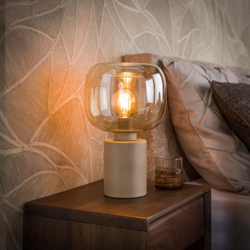 Tafellamp serene beige the lights company