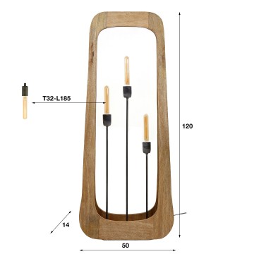 Vloerlamp bray 4 the lights company