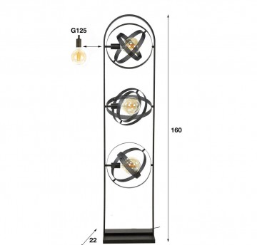 Vloerlamp cosmos 4 the lights company