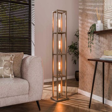 Vloerlamp quadra beige the lights company