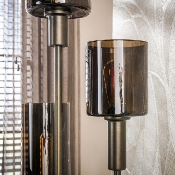 Vloerlamp sepiora 5l sienna bruin 4 the lights company