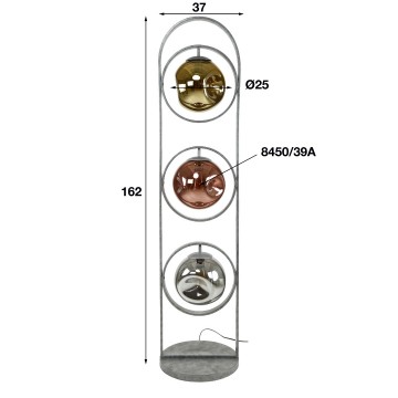 Vloerlamp stellar 3 the lights company