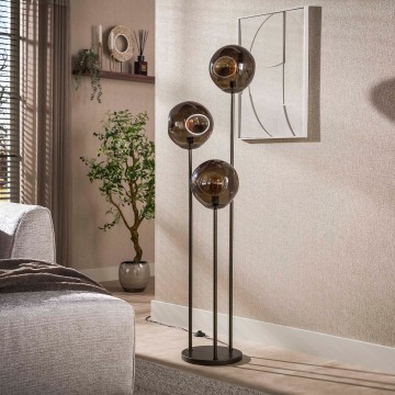 Vloerlamp stellar getrapt bruin 2 the lights company