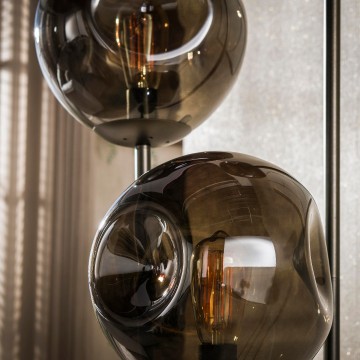 Vloerlamp stellar getrapt bruin 3 the lights company