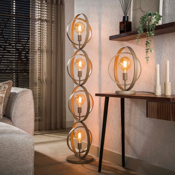 Vloerlamp turn around beige 4 the lights company