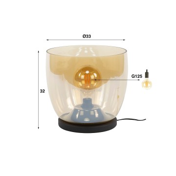 Vloerlamp up xl amber 5 the lights company