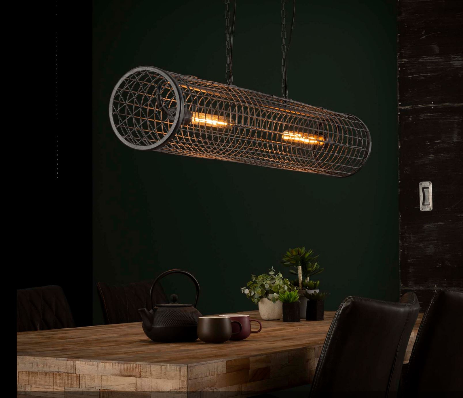 Doelwit verjaardag Zeebrasem Hanglamp Cylinder Gaas - OUTLET - The Lights Company