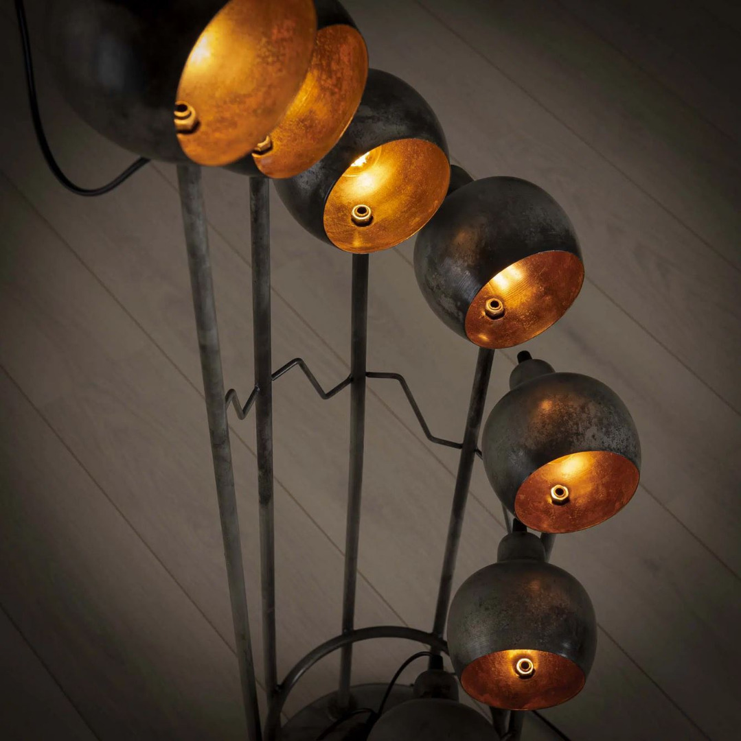 kandidaat Schouderophalend Beginner Vloerlamp Spirelo Vintage - 8L - Vloerlampen - The Lights Company kandidaat Schouderophalend Beginner Vloerlamp Spirelo Vintage - 8L - Vloerlampen - The Lights Company